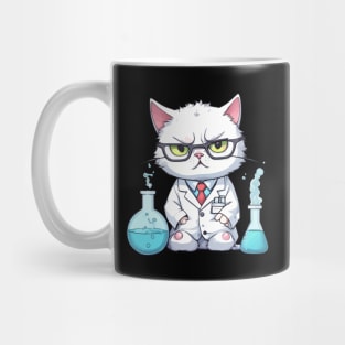 Chemistry Teacher Cat Mug